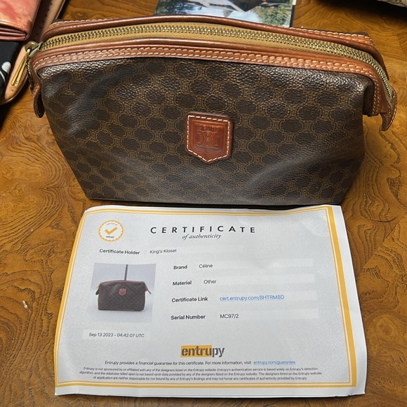 CELINE MACADAM POUCH - Picture 2 of 15